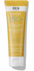 Ren Clean Skincare Evercalm Sensitivity Support opalovací krém na obličej SPF50+ 50ml
