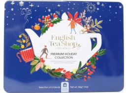 English Tea Shop Čajová sada Premium Holiday Collection v modré plechovce, 36 čajových sáčků