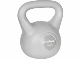 Rebel Active Asfaltový kettlebell 18 kg šedý REBEL ACTIVE