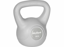 Rebel Active Bitumenový kettlebell 8 kg šedý REBEL ACTIVE