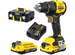 Stanley Akumulátorová vrtačka/šroubovák SFMCD714D2T-QW 18V, 2x 2Ah baterie