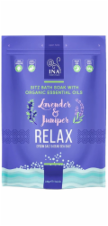 NoName Ina Essentials Relax koupelová sůl s levandulí a jalovcem 330g