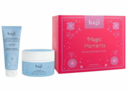 Hagi Magic Moments sada tělový peeling 200ml + tělové mléko 75ml