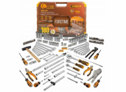 NoName Sada nástrojů 1/4, 3/8 a 1/2" 180 kusů (6hranná) (4-32 mm)