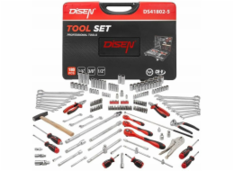 NoName 180dílná sada nástrojů 1/4, 3/8 a 1/2 (4–32 mm) (6hranná)