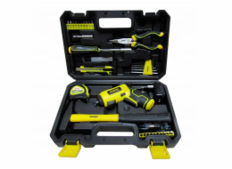 NoName Sada nářadí s 47dílným akumulátorovým šroubovákem v kufříku