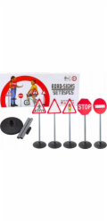 LeanToys Vzdělávací sada dopravních výstražných značek 5 dílů 70 cm