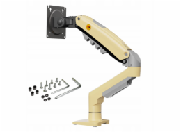 Larbre Vert Ergonomický držák monitoru F80-XD v lávově žluté barvě pro 17'-30' monitory s 3D nastavením VESA PIVOT