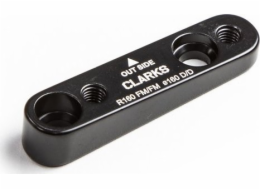 Clarks Adaptér pro montáž kotoučové brzdy CLARKS 160 mm, z ploché montáže na plochou montáž, zadní