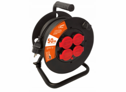 LTC Prodlužovací kabel se 4 zásuvkami a uzemněním, 50 m