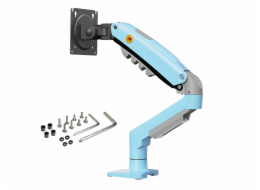 Larbre Vert Ergonomický držák monitoru F80-XM Gulf Blue Solid pro 17'-30' s 3D nastavením VESA PIVOT