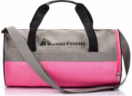 Meteor Fitness taška Siggy 25L šedá/růžová