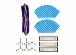 Midea Sada náhradních dílů Boční kartáč × 6 ks, Hlavní kartáč × 1 ks, HEPA filtr × 3 ks, Mopovací hadřík × 2 ks pro M7 | Midea