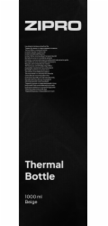 Zipro Termohrnek 1000 ml nerezová ocel béžová