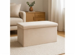 Taburet s úložným prostorem VELVET 76x38x38 cm KO-491016000