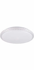 Polux Stropní svítidlo IRINA 310767 Polux glamour kulaté LED svítidlo 36W 2700-6500K s hvězdicovým efektem bílé
