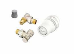 Danfoss Sada 3 kusů 1/2 úhlové RA-FN 15 A + RLV-S + REDIA click (S)