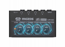 Mozos HA400 4-KANÁLOVÝ STEREO SLUCHÁTKOVÝ ZESILOVAČ