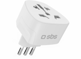 SBS Mobile Cestovní adaptér SBS IT - univerzální - bílý