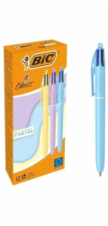 Bic Kuličkové pero 4 pastelové barvy (12 ks)