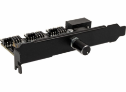 Lamptron Ovladač ventilátorů + RGB CFP30 černý (LAMP-CFP30B)