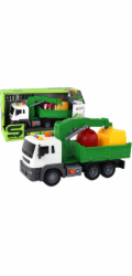 LeanToys Hasičský sbor s přívěsem a hasičským vozem v měřítku 1:16, zvuky a světla