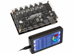 Lamptron PWM a ARGB regulátor ventilátorů s displejem (LAMP-RF625B)