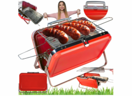 NoName DH Garden Grill Opal S lux red mini gril červený