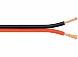 Goobay Reproduktorový kabel Cable Červený Černý CU - Délka kabelu 50 m