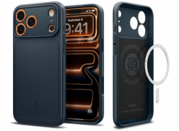 Spigen Kryt Thin Fit Mag MagSafe pro iPhone 17 Pro Max, kovový, břidlicový