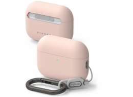 Ringke Silikonový kryt pro Apple AirPods Pro 3 v růžové pískové barvě
