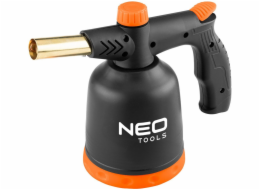 Neo Tools Plynový hořák na 190g kartuše, piezoelektrické zapalování, 360 stupňů, pro provoz v jakékoli poloze