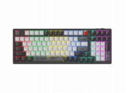 A4Tech Mechanická klávesnice BLOODY WS98 Gray WRLS (spínače BLMS RED Plus)