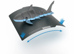 BIQU Panda Double-CryoGrip Textured - oboustranná magnetická fólie - pro tiskárny Bambu Lab P1, X1 a A1 - 257x257 mm