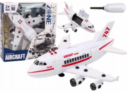 LeanToys Nářadí pro sestavení velkých osobních letadel světla, zvuky