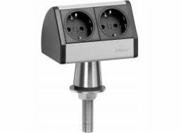 NoName Prodlužovací kabel bez vypínače EVOline EVOLINE®T-Dock 2fach 93022055, Žádný, Počet zásuvek: 2