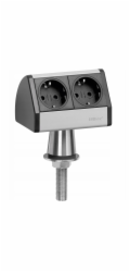 NoName Prodlužovací kabel bez vypínače EVOline EVOLINE®T-Dock 2fach 93022055, Žádný, Počet zásuvek: 2