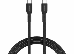 Canyon Kabel OnWire 60CL CC 60W COLOR Pletený 1m Černý CND-CCAP60AB10B (5291485018627)