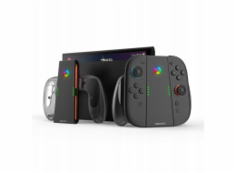 Mimd YAXO nabíjecí grip pro Joy-Con s funkcí nabíjení Nintendo Switch 2 Techno černá