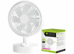 Techly 10stupňový bezdrátový stolní ventilátor s oscilací