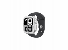NoName Kovové pouzdro AMAZINGTHING Titan Pro pro Apple Watch 11 46 mm hliníkové - stříbrné