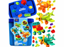 Bounn Měkké letadlové kostky 50 dílků A3w