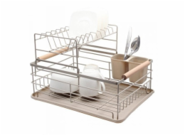 Brunbeste DVOJPATROVÁ SUŠIČKA NÁDOBÍ S ODKVAČKEM A TÁCEM 4027