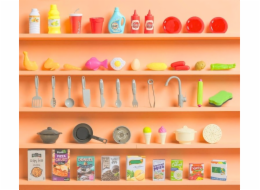 Bounn Sada kuchyňských potřeb pro hračky 85 prvků A3w zelená