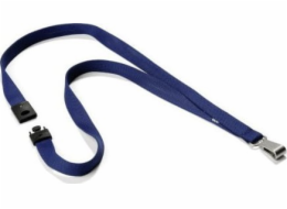 Durable Odolná šňůrka na identifikační odznak s karabinou 15x440mm ODOLNÁ MĚKKÁ BARVA 812728 tmavě modrá 10ks
