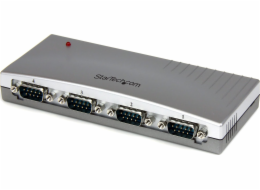StarTech Adaptér USB na RS-232 x4, šedý (S55056332)