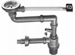 NoName Sifonový sifon pro 1 dřez - s click-clack zátkou 3,5 