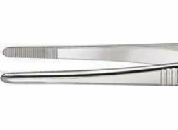 Knipex Precision Tweezers, poniklovaná, zaoblené hroty, 120 mm, 3 mm