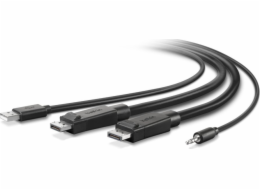 Belkin DUAL DP/USB/AUD SKVM CBL DUAL DP/USB/AUD SKVM CBL