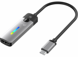 j5create USB adaptér j5create JCA157 Kabelový adaptér 10m USB Type-C HDMI Černá, Šedá
